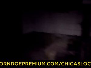 CHICAS LOCA - warm Misha Cross screwed in deserted building